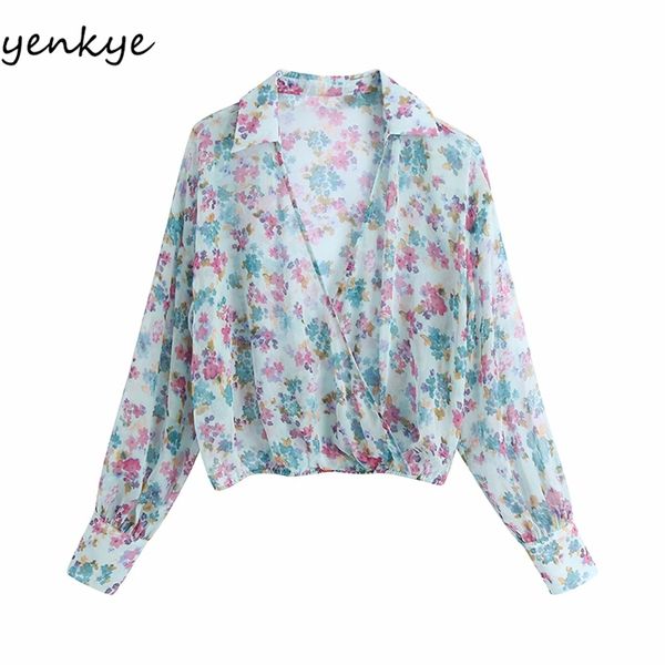 transparent floral print chiffon blouse women cross v neck long sleeve summer crop fashion blusas 210514, White
transparent floral print chiffon blouse women cross v neck long sleeve summer crop fashion blusas 210514, White