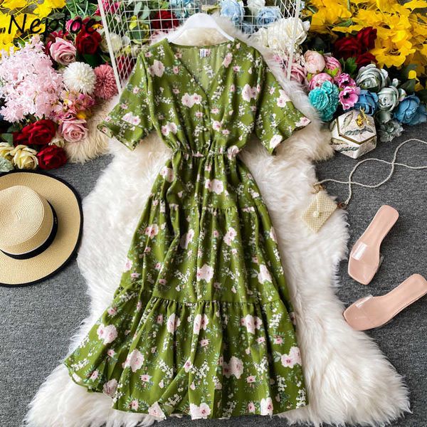 neploe holiday bohemian print dress women high waist hip a line slim vestdios summer 2021 new short sleeve robe french c0607, Black;gray
neploe holiday bohemian print dress women high waist hip a line slim vestdios summer 2021 new short sleeve robe french c0607, Black;gray