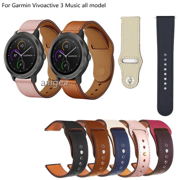 watch bands 20mm 22mm genuine leather band strap for garmin vivoactive 3 music venu sq/forerunner 245 645 replacement, Black;brown
watch bands 20mm 22mm genuine leather band strap for garmin vivoactive 3 music venu sq/forerunner 245 645 replacement, Black;brown