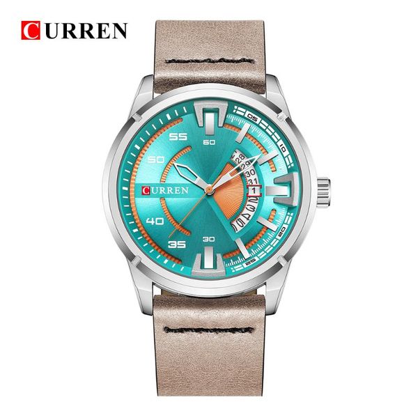 wristwatches curren watches fashion casual men watch sport clock male military quartz wristwatch leather relogio masculino, Slivery;brown
wristwatches curren watches fashion casual men watch sport clock male military quartz wristwatch leather relogio masculino, Slivery;brown