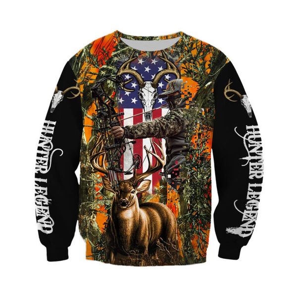 eagle deer hunter men's 3d printing hoodie visual impact party punk gothic round neck american sweater hoodie, Black
eagle deer hunter men's 3d printing hoodie visual impact party punk gothic round neck american sweater hoodie, Black