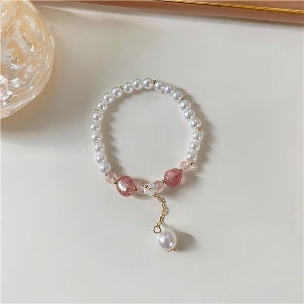 beaded, strands fashion temperament stone beads pearl charm bracelet for women girl sweet jewelry lucky bangles string bracelets gift 2021, Black
beaded, strands fashion temperament stone beads pearl charm bracelet for women girl sweet jewelry lucky bangles string bracelets gift 2021, Black