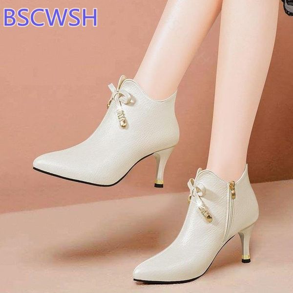 boots women pointed toe high heels ankle autumn winter warm short plush booties woman bowtie zipper 2021, Black
boots women pointed toe high heels ankle autumn winter warm short plush booties woman bowtie zipper 2021, Black