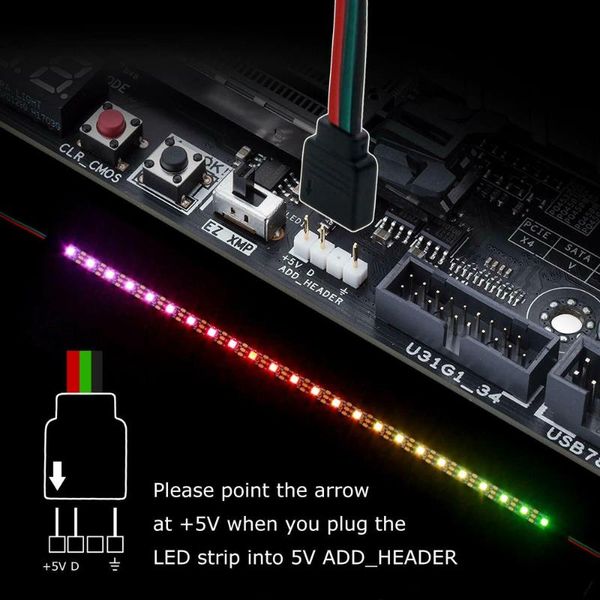 strips ws2812b rgb led strip for asus aura sync / msi mystic light gigabyte fusion 2.0 (5v 3 pin addressable headers)
strips ws2812b rgb led strip for asus aura sync / msi mystic light gigabyte fusion 2.0 (5v 3 pin addressable headers)