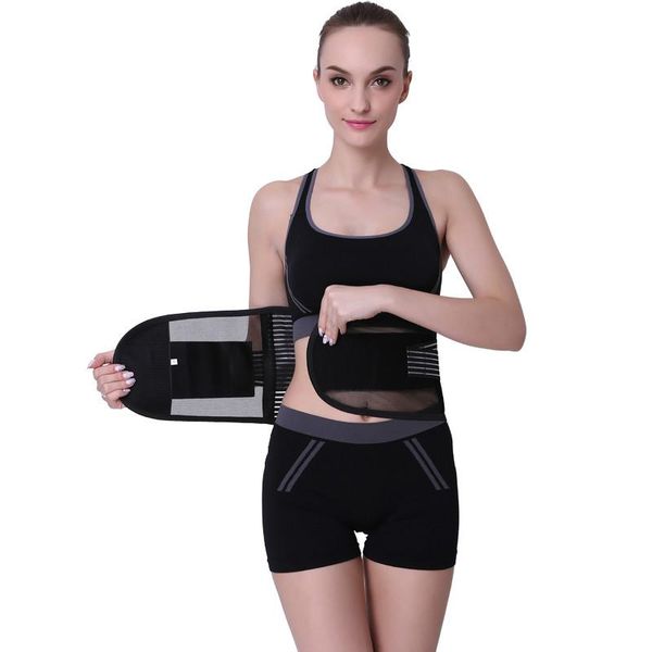 logo print waist trimmer belt lumbar back support gym fitness weightlifting adjustable abdominal elastic trainer, Black;gray
logo print waist trimmer belt lumbar back support gym fitness weightlifting adjustable abdominal elastic trainer, Black;gray