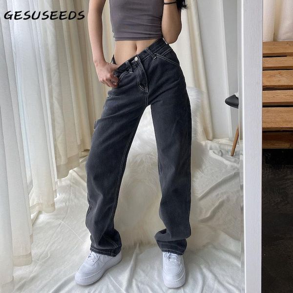 autumn high waisted jeans women boyfriend wide leg cargo pants harajuku trousers straight streetwear vintage women's, Blue
autumn high waisted jeans women boyfriend wide leg cargo pants harajuku trousers straight streetwear vintage women's, Blue