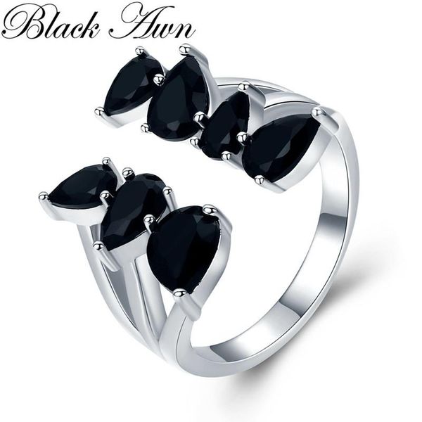 cluster rings blaack wan hygerbole 4.4g 925 sterling silver fine jewelry engagement black spinel open for women g030, Golden;silver
cluster rings blaack wan hygerbole 4.4g 925 sterling silver fine jewelry engagement black spinel open for women g030, Golden;silver