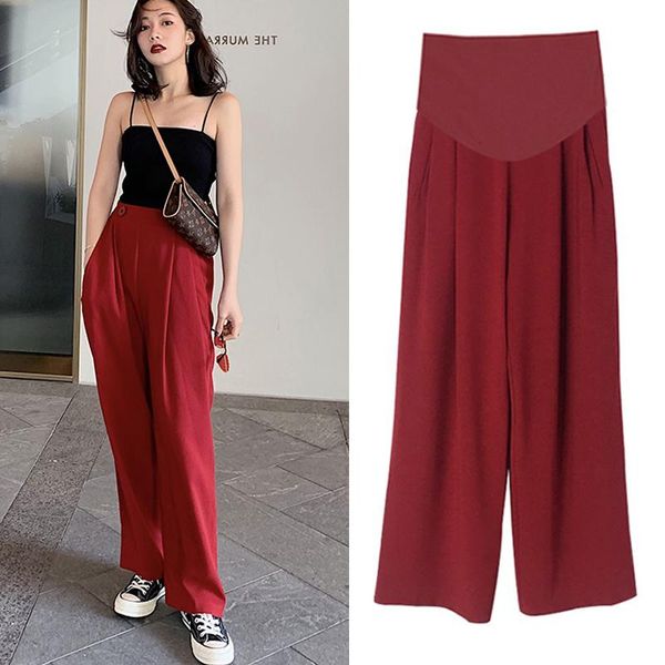 831# vintage straight loose maternity pants summer fashion long for pregnant women adjustable belly pregnancy trousers bottoms, White
831# vintage straight loose maternity pants summer fashion long for pregnant women adjustable belly pregnancy trousers bottoms, White