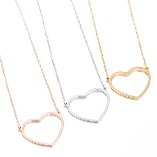 chains asjerlya retro heart pendants necklaces for women simple charm stainless steel chain necklace girls birthday gifts, Silver
chains asjerlya retro heart pendants necklaces for women simple charm stainless steel chain necklace girls birthday gifts, Silver