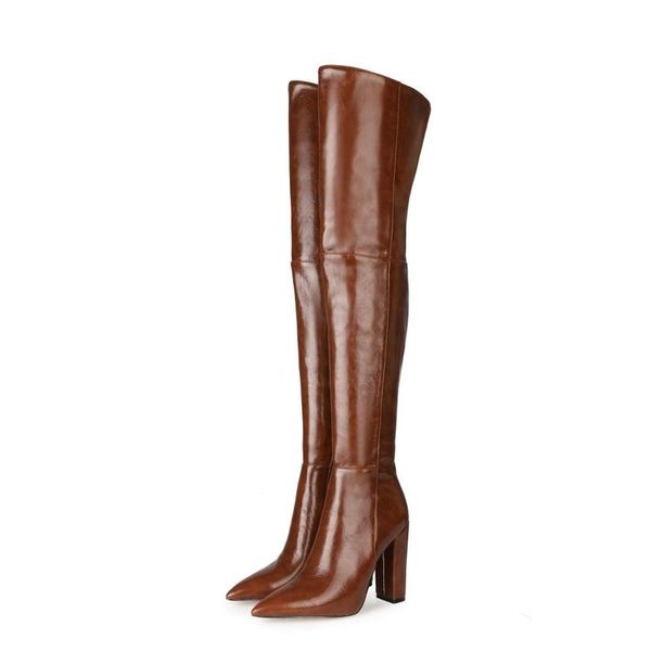 boots high heel over the knee women fashion faux leather thigh pointed toe woman winter autumn shoes, Black
boots high heel over the knee women fashion faux leather thigh pointed toe woman winter autumn shoes, Black
