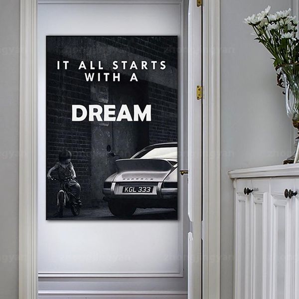 paintings decoration for home poster black and white it all starts with a dream canvas painting room wall decor art prints frame artwork
paintings decoration for home poster black and white it all starts with a dream canvas painting room wall decor art prints frame artwork