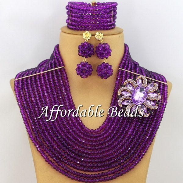 earrings & necklace purple jewelry set wedding african costume handmade design wholesale abw128, Silver
earrings & necklace purple jewelry set wedding african costume handmade design wholesale abw128, Silver