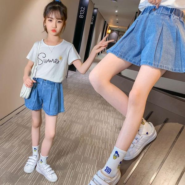 shorts girls summer jeans solid children short girl casual style skirt for teenage children's clothes, Black
shorts girls summer jeans solid children short girl casual style skirt for teenage children's clothes, Black