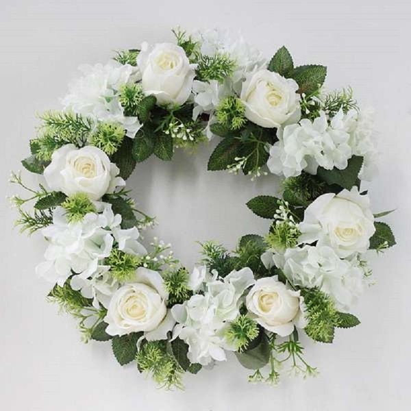 decorative flowers & wreaths artificial rose door wreath, flower white handmade wreath,for front wall window wedding party decor 2021 ne
decorative flowers & wreaths artificial rose door wreath, flower white handmade wreath,for front wall window wedding party decor 2021 ne