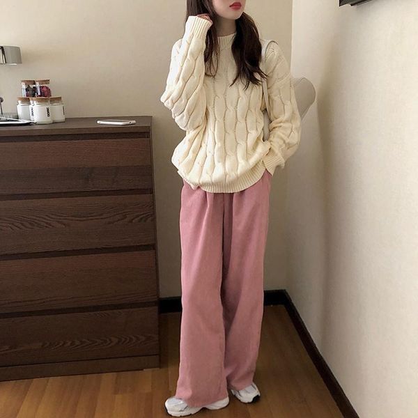women's pants & capris milk apricot sweater gentle wind with long sleeve autumn foreign chic casual, Black;white
women's pants & capris milk apricot sweater gentle wind with long sleeve autumn foreign chic casual, Black;white