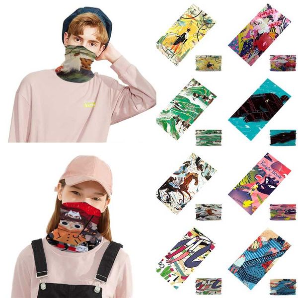scarves neck gaiter tube cycling scarf warm turban headwear outdoor half face cartoon pattern polyester fashion biker's headbands, Blue;gray 
scarves neck gaiter tube cycling scarf warm turban headwear outdoor half face cartoon pattern polyester fashion biker's headbands, Blue;gray