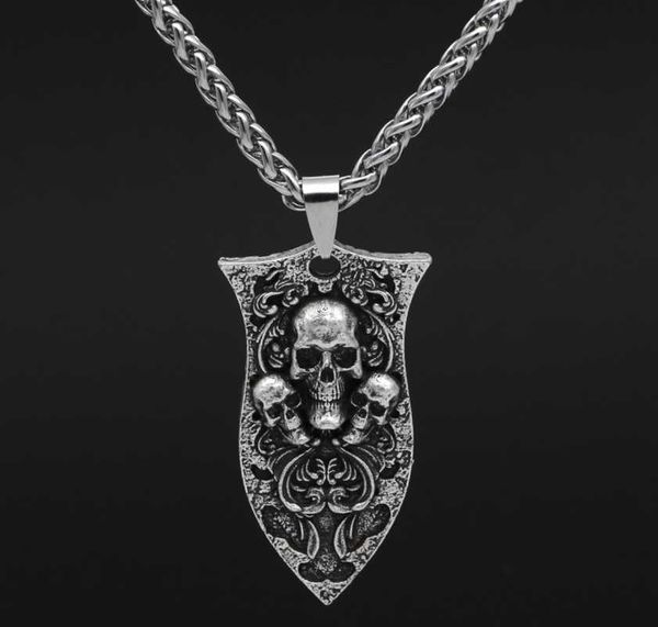 pendant necklaces gothic skull necklace, dark style domineering men accessories, nordic vampire jewelry chain, Silver
pendant necklaces gothic skull necklace, dark style domineering men accessories, nordic vampire jewelry chain, Silver