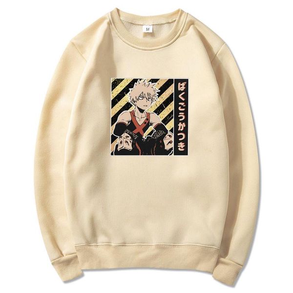 men's hoodies & sweatshirts 2021 anime cartoon my hero academia bakugou chilling men women sweatshirt fleece warm manga streetwear suda, Black
men's hoodies & sweatshirts 2021 anime cartoon my hero academia bakugou chilling men women sweatshirt fleece warm manga streetwear suda, Black