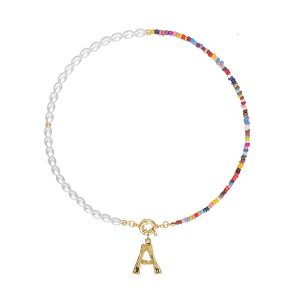 gothic baroque pearl pendant choker necklace for women initial 26 letter wedding punk bead lariat gold color chain jewelry, Silver
gothic baroque pearl pendant choker necklace for women initial 26 letter wedding punk bead lariat gold color chain jewelry, Silver