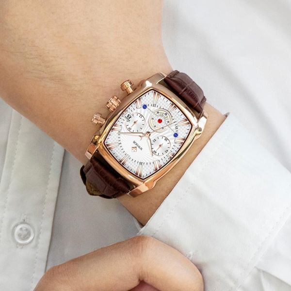 wristwatches wwoor chronograph quartz wristwatch men sports watches military army male wrist watch clocks relogio masculino, Slivery;brown
wristwatches wwoor chronograph quartz wristwatch men sports watches military army male wrist watch clocks relogio masculino, Slivery;brown