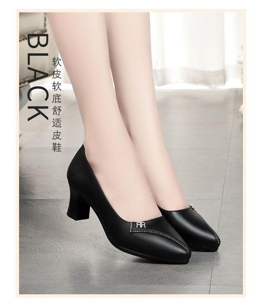 dress shoes women pointed toe summer square heel crystal pumps lady casual beige office zapatos sapatos femininas, Black
dress shoes women pointed toe summer square heel crystal pumps lady casual beige office zapatos sapatos femininas, Black