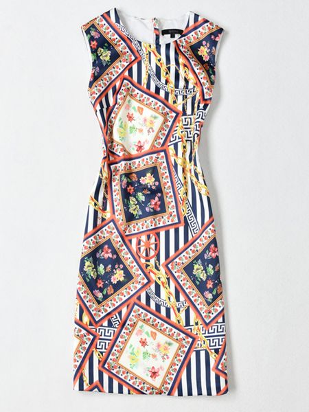 strip print women sheath dress sleeveless flower dresses, Black;gray
strip print women sheath dress sleeveless flower dresses, Black;gray