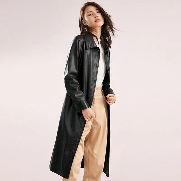 women's leather & faux women coat natural 100% winter fashion sheepskin genuine long windcoat female outwear black
women's leather & faux women coat natural 100% winter fashion sheepskin genuine long windcoat female outwear black