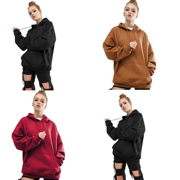 women's hoodies & sweatshirts 2021 women sweatshirt long-sleeved casual thickening coat long sleeve hoodie sweater hooded, Black 
women's hoodies & sweatshirts 2021 women sweatshirt long-sleeved casual thickening coat long sleeve hoodie sweater hooded, Black