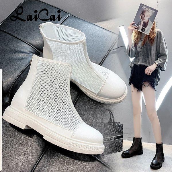 boots laicai breathable mesh thick-heeled short 2021 women's spring/summer leather thick-soled hollow sandals, Black
boots laicai breathable mesh thick-heeled short 2021 women's spring/summer leather thick-soled hollow sandals, Black