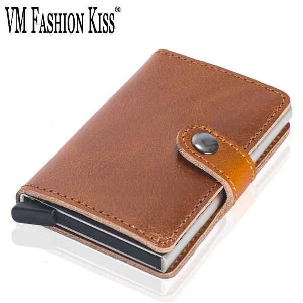 wallets 2021 cowhide holder wallet men women metal rfid vintage aluminium bag crazy horse leather bank cardholder case, Red;black
wallets 2021 cowhide holder wallet men women metal rfid vintage aluminium bag crazy horse leather bank cardholder case, Red;black
