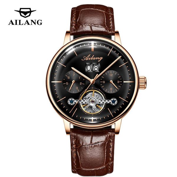 wristwatches ailang fashion business month week tourbillon automatic calendar men's wrist watch luminous mens watches 8622, Slivery;brown
wristwatches ailang fashion business month week tourbillon automatic calendar men's wrist watch luminous mens watches 8622, Slivery;brown