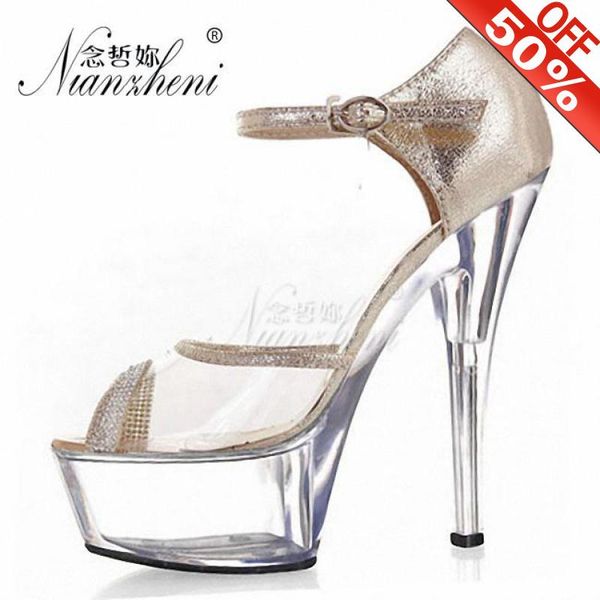 inch clubbing high heels 15cm platform rhinestone sparkling glitter silver gold wedding shoes ankle strap crystal sandals, Black
inch clubbing high heels 15cm platform rhinestone sparkling glitter silver gold wedding shoes ankle strap crystal sandals, Black