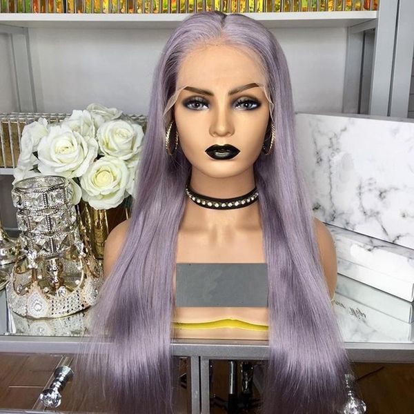 lace wigs transparent glueless light purple 100% human hair with baby brazilian front for black women natural hairline, Black;brown
lace wigs transparent glueless light purple 100% human hair with baby brazilian front for black women natural hairline, Black;brown