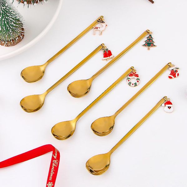 pieces stainless steel christmas spoons coffee tea dessert ice cream spoon honey mixing kitchen tableware
pieces stainless steel christmas spoons coffee tea dessert ice cream spoon honey mixing kitchen tableware