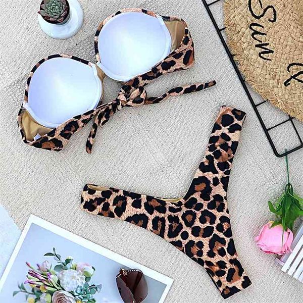 2021 leopard snake print thong push up swimsuit female swimwear women two-pieces bikini set bra cup bandeau bathing suiting
2021 leopard snake print thong push up swimsuit female swimwear women two-pieces bikini set bra cup bandeau bathing suiting