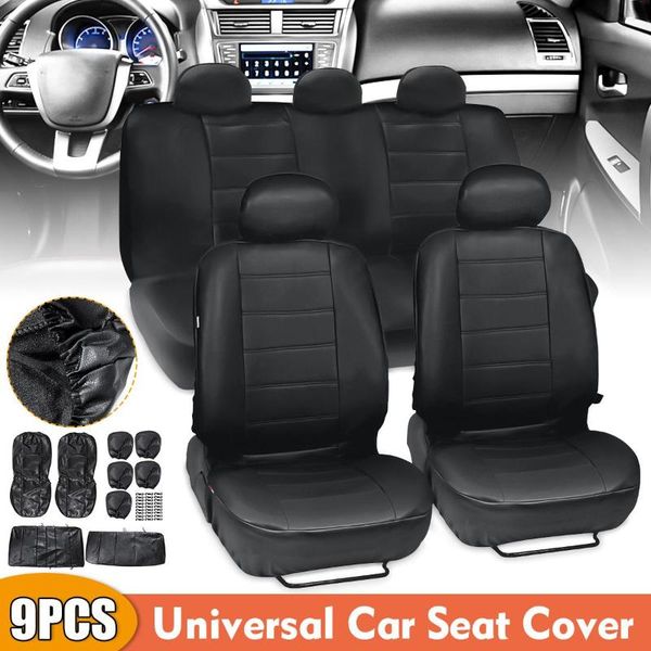 car seat covers 9pcs/set pu leather cover set front rear automobile protector cushion universial for 5 seats truck suv auto
car seat covers 9pcs/set pu leather cover set front rear automobile protector cushion universial for 5 seats truck suv auto