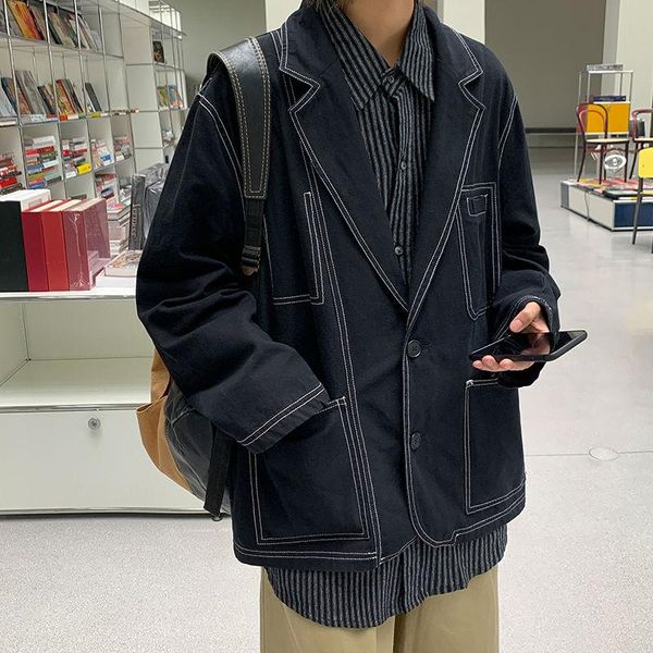 men's jackets 2021 spring and autumn youth retro ming series multi-pocket loose jacket fashion casual couple black/khaki, Black;brown
men's jackets 2021 spring and autumn youth retro ming series multi-pocket loose jacket fashion casual couple black/khaki, Black;brown