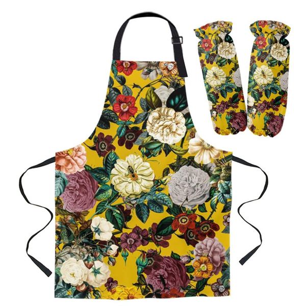 garden flower apron kitchen baking accessories cleaning pinafore home cooking aprons for woman
garden flower apron kitchen baking accessories cleaning pinafore home cooking aprons for woman