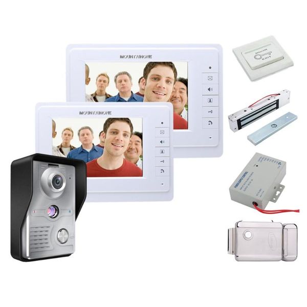 home security 7" tft video door phone intercom doorbell system kit ir camera doorphone 2 monitor speaker bell intercom+lock phones
home security 7" tft video door phone intercom doorbell system kit ir camera doorphone 2 monitor speaker bell intercom+lock phones