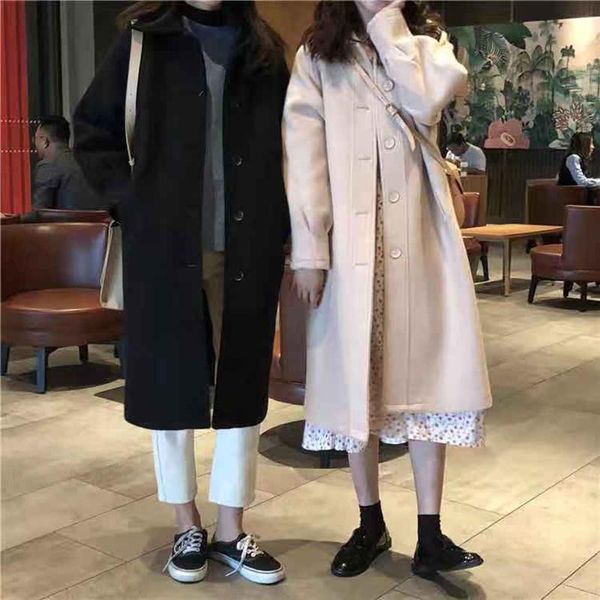 women's trench coats long thin coat manteau preppy retro versatile windbreaker woolen spring woman black oversize, Tan;black
women's trench coats long thin coat manteau preppy retro versatile windbreaker woolen spring woman black oversize, Tan;black