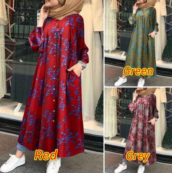 ethnic clothing muslim dubai women abaya turkey hijab dress autumn long sleeve buttons down sundress islam abayas maxi vestidos, Red
ethnic clothing muslim dubai women abaya turkey hijab dress autumn long sleeve buttons down sundress islam abayas maxi vestidos, Red