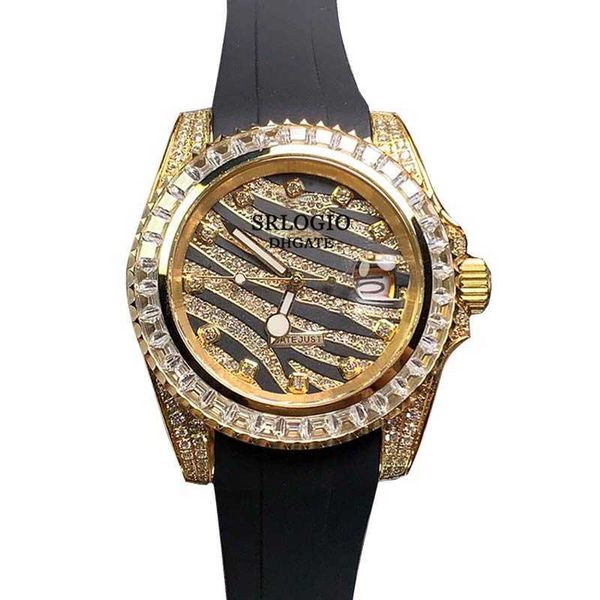 automatic mechanical watch 40mm stainless steel case mens luminous waterproof boutique wristband adjustable size bezel diamond fashion boy, Slivery;brown
automatic mechanical watch 40mm stainless steel case mens luminous waterproof boutique wristband adjustable size bezel diamond fashion boy, Slivery;brown