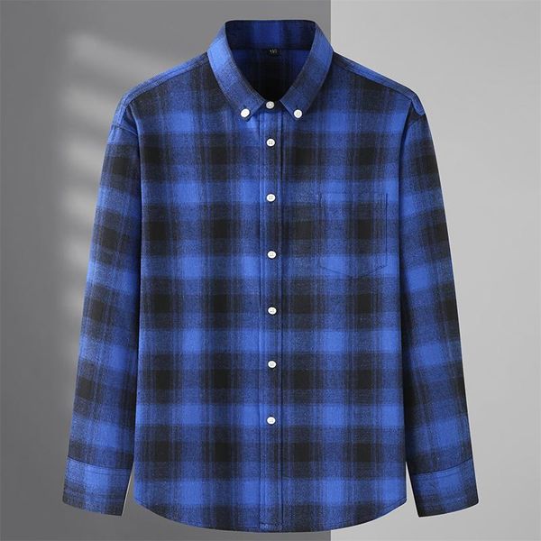 men's casual shirts oversize 8xl autumn men shirt brand long sleeve plaid male clothes, White;black
men's casual shirts oversize 8xl autumn men shirt brand long sleeve plaid male clothes, White;black