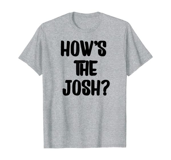 how's the josh t-shirt, White;black