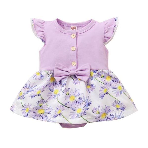 jumpsuits baby girls casual romper purple round collar floral printed pattern sleeves, Blue
jumpsuits baby girls casual romper purple round collar floral printed pattern sleeves, Blue