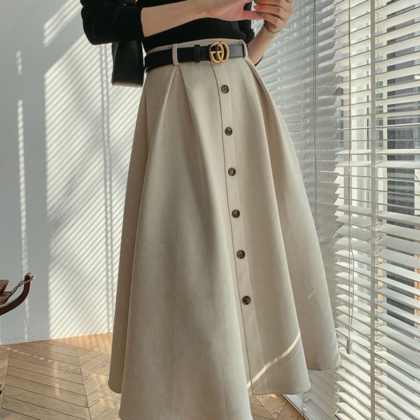 skirts beige suede half 2021 spring and autumn versatile high waist covering crotch thin a-word large swing umbrella skirt, Black
skirts beige suede half 2021 spring and autumn versatile high waist covering crotch thin a-word large swing umbrella skirt, Black