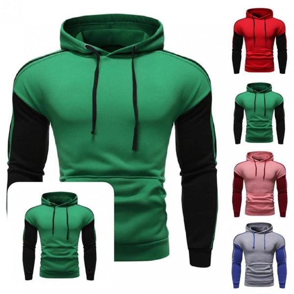 men's sweaters soft great solid color men hoodie pullover drawstring for sports, White;black
men's sweaters soft great solid color men hoodie pullover drawstring for sports, White;black