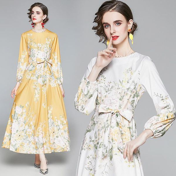casual dresses autumn women long dress elegant bow boho maxi puff sleeve white for party, Black;gray
casual dresses autumn women long dress elegant bow boho maxi puff sleeve white for party, Black;gray