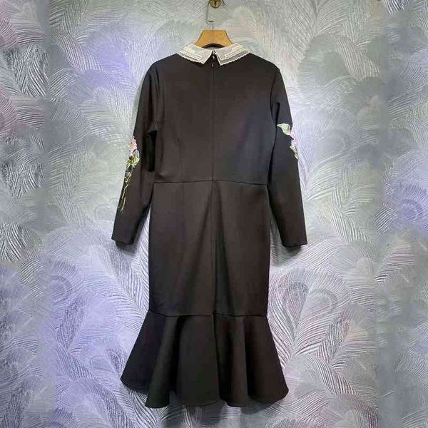 dress seqinyy black hemp 2021 spring fashion design female runway purple flowers embroidered granules, Black;gray
dress seqinyy black hemp 2021 spring fashion design female runway purple flowers embroidered granules, Black;gray