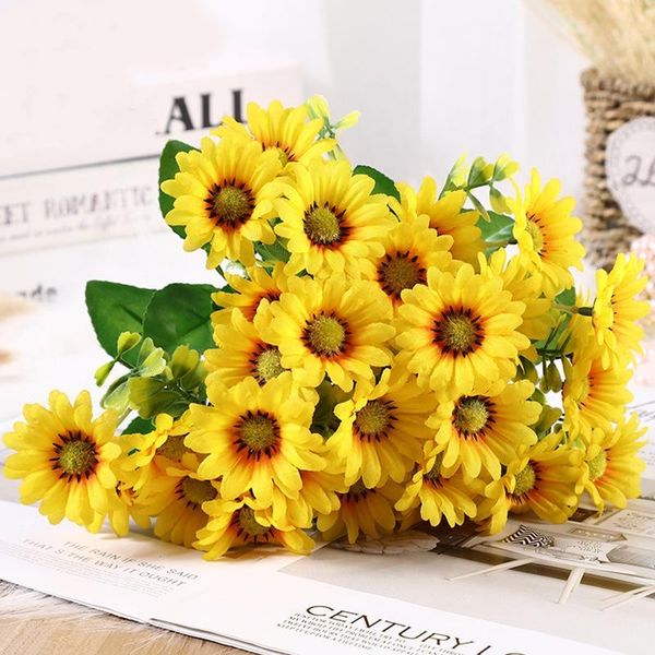 decorative flowers & wreaths 33cm simulation plant sun flower ornaments for home desk office accessories silk wedding party decoration bouqu
decorative flowers & wreaths 33cm simulation plant sun flower ornaments for home desk office accessories silk wedding party decoration bouqu